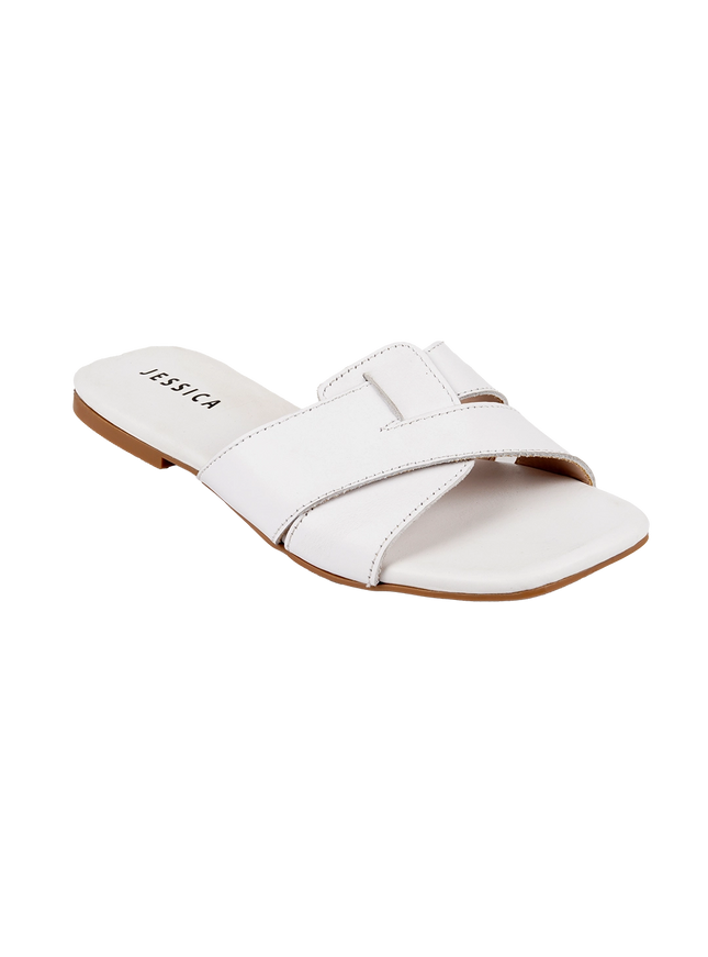 Jessica 9013 Women's Genuine Leather Clogs – Comfortable Walking Clogs with 1 cm Heel