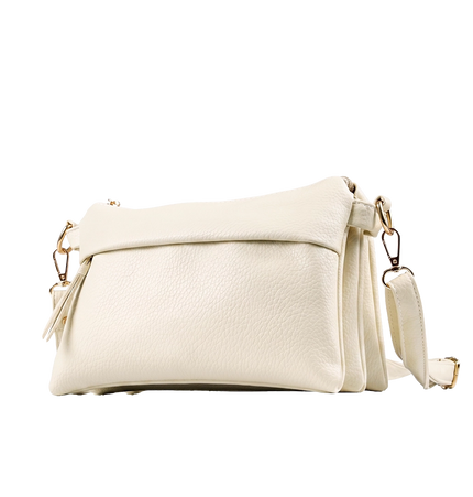 Jessica S101 Women's Crossbody Bag – Practical Medium Leather Bag