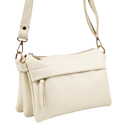 Jessica S101 Women's Crossbody Bag – Practical Medium Leather Bag