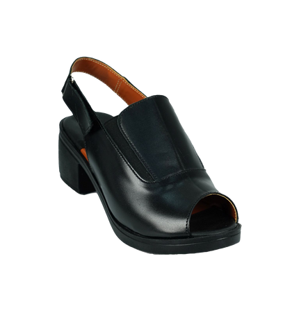 Code 309 Women's Sandal with Natural Leather Heel