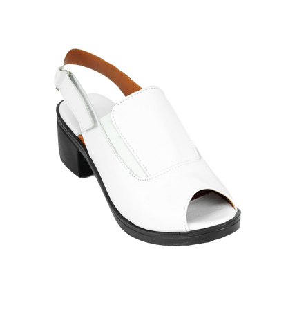 Code 309 Women's Sandal with Natural Leather Heel
