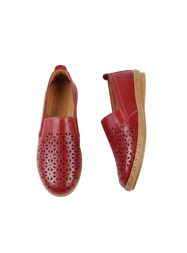 128 Women Genuine Leather Orthopedic Shoes – Comfortable Walking Shoes