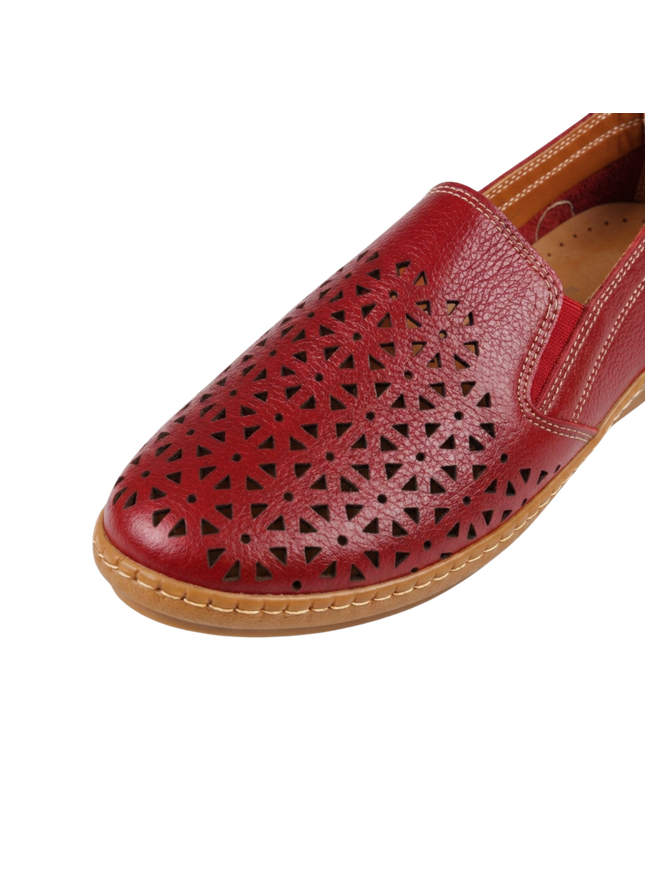 128 Women Genuine Leather Orthopedic Shoes – Comfortable Walking Shoes