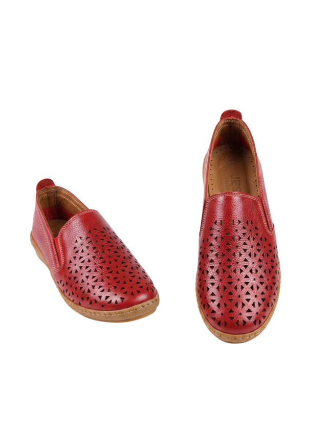 128 Women Genuine Leather Orthopedic Shoes – Comfortable Walking Shoes