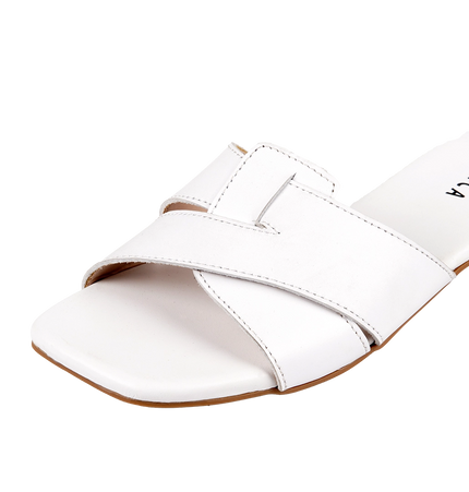 Jessica 9013 Women's Genuine Leather Clogs – Comfortable Walking Clogs with 1 cm Heel