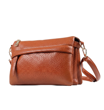 Jessica S101 Women's Crossbody Bag – Practical Medium Leather Bag