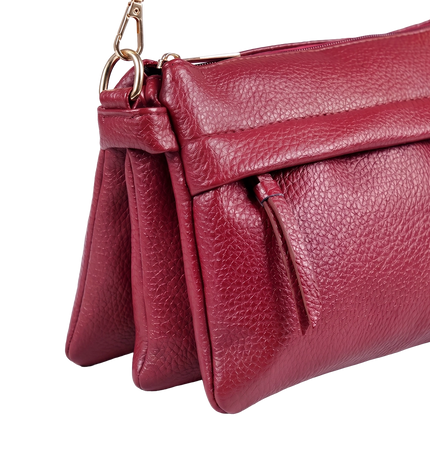Jessica S101 Women's Crossbody Bag – Practical Medium Leather Bag