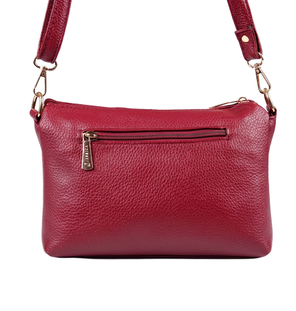 Jessica S101 Women's Crossbody Bag – Practical Medium Leather Bag