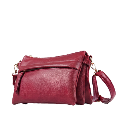 Jessica S101 Women's Crossbody Bag – Practical Medium Leather Bag