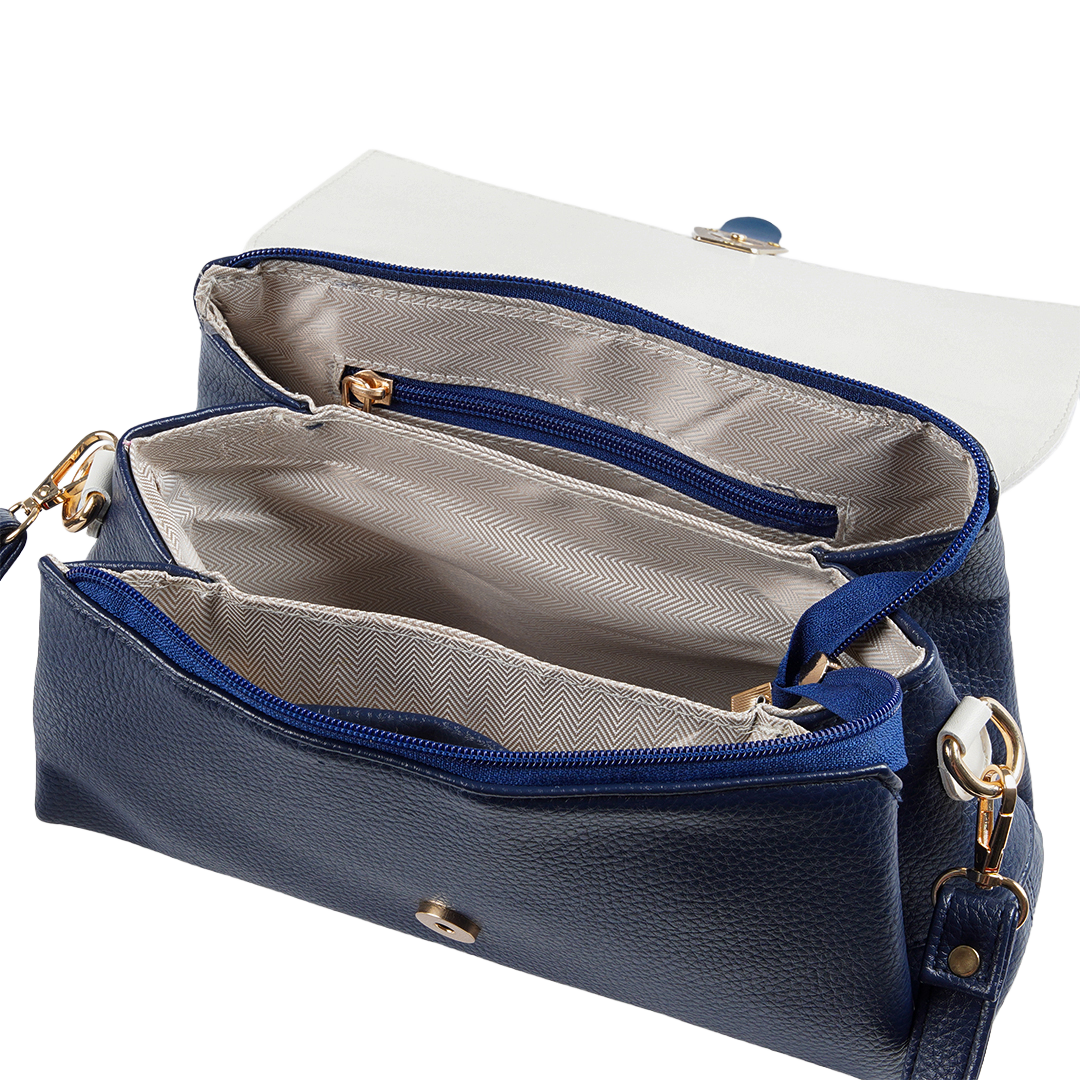 Jessica S029 Women's Crossbody Bag – Organized Premium Imported Leather Bag