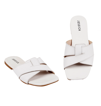 Jessica 9013 Women's Genuine Leather Clogs – Comfortable Walking Clogs with 1 cm Heel