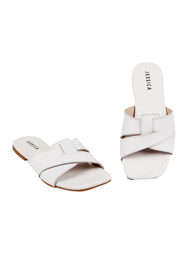 Jessica 9013 Women's Genuine Leather Clogs – Comfortable Walking Clogs with 1 cm Heel