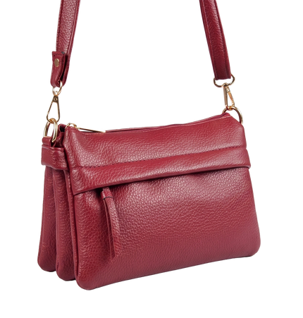Jessica S101 Women's Crossbody Bag – Practical Medium Leather Bag