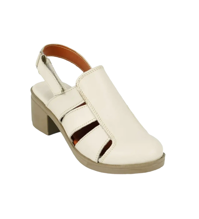 كود ٣١٠ حذاء بكعب عالٍ من الجلد الطبيعي