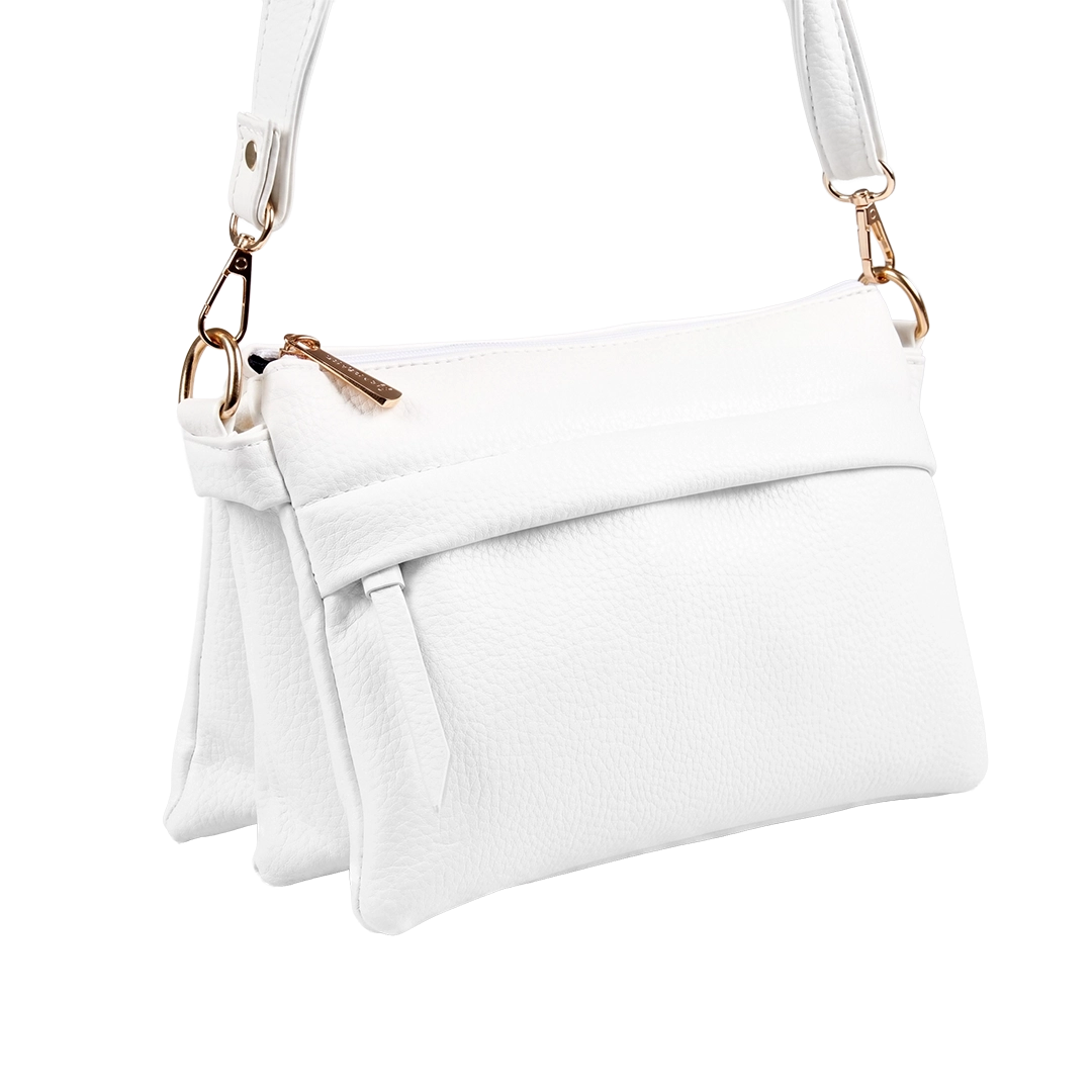Jessica S101 Women's Crossbody Bag – Practical Medium Leather Bag