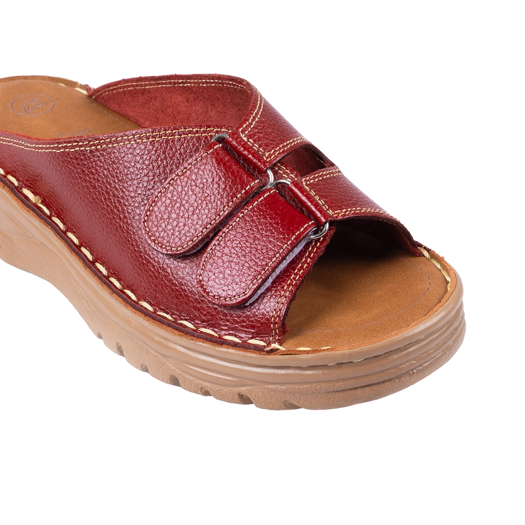 213 Women Genuine Leather Medical Clogs – Comfortable Orthopedic Walking Shoes