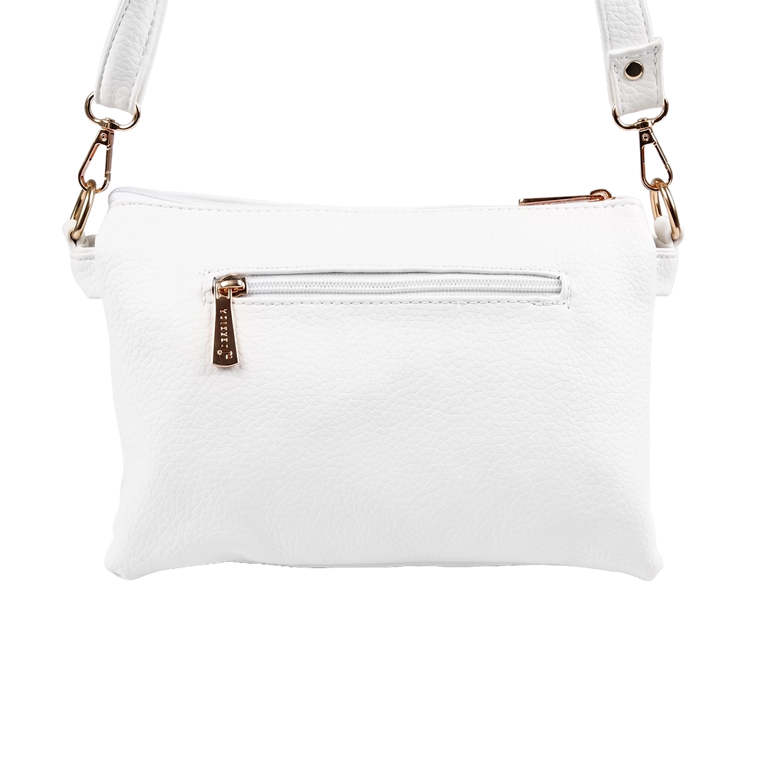Jessica S101 Women's Crossbody Bag – Practical Medium Leather Bag