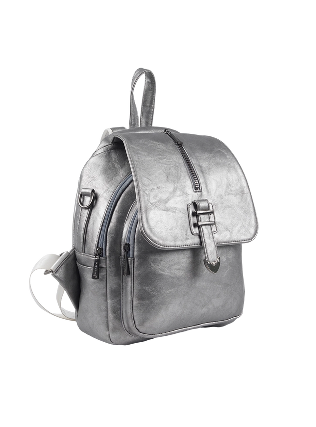 Model 633 Women Backpack with Shoulder Handle – Practical Imported Leather Bag
