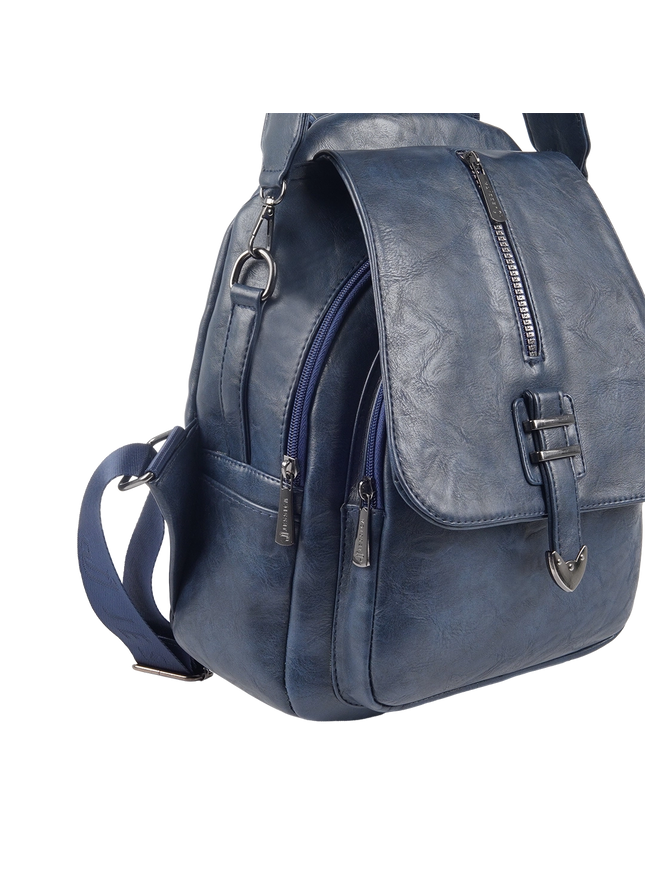 Model 633 Women Backpack with Shoulder Handle – Practical Imported Leather Bag