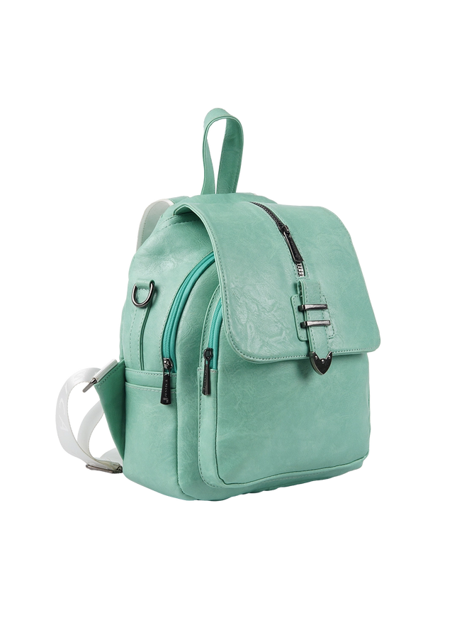 Model 633 Women Backpack with Shoulder Handle – Practical Imported Leather Bag