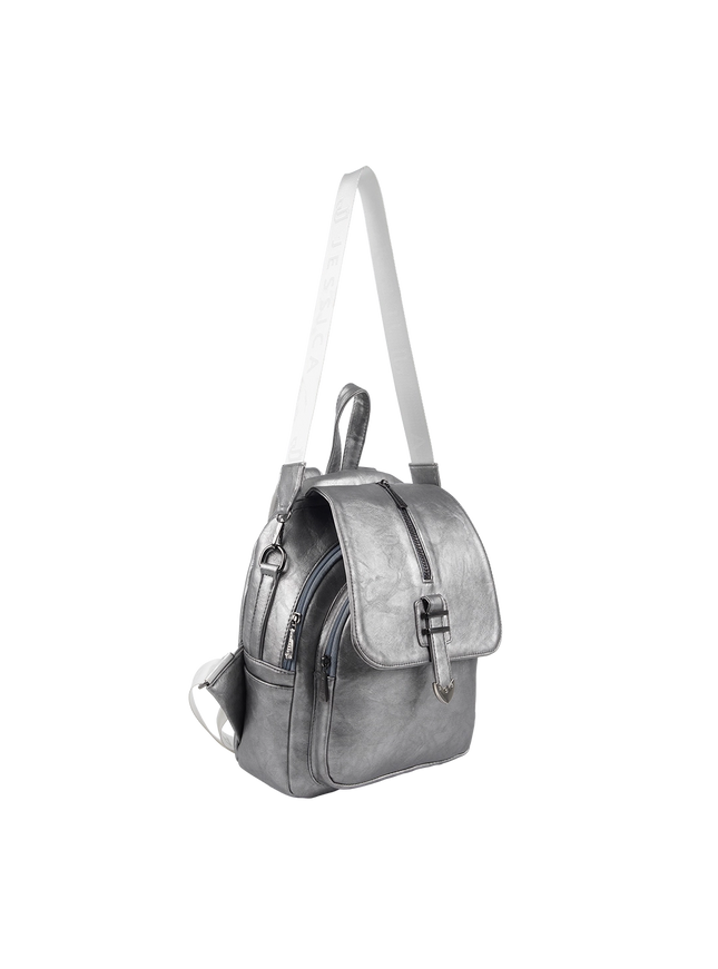 Model 633 Women Backpack with Shoulder Handle – Practical Imported Leather Bag