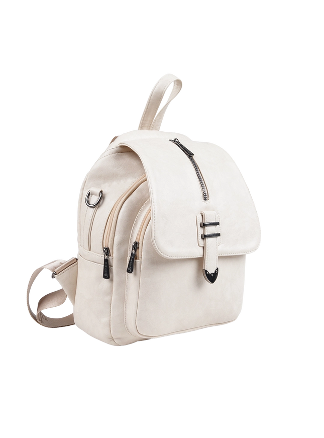 Model 633 Women Backpack with Shoulder Handle – Practical Imported Leather Bag