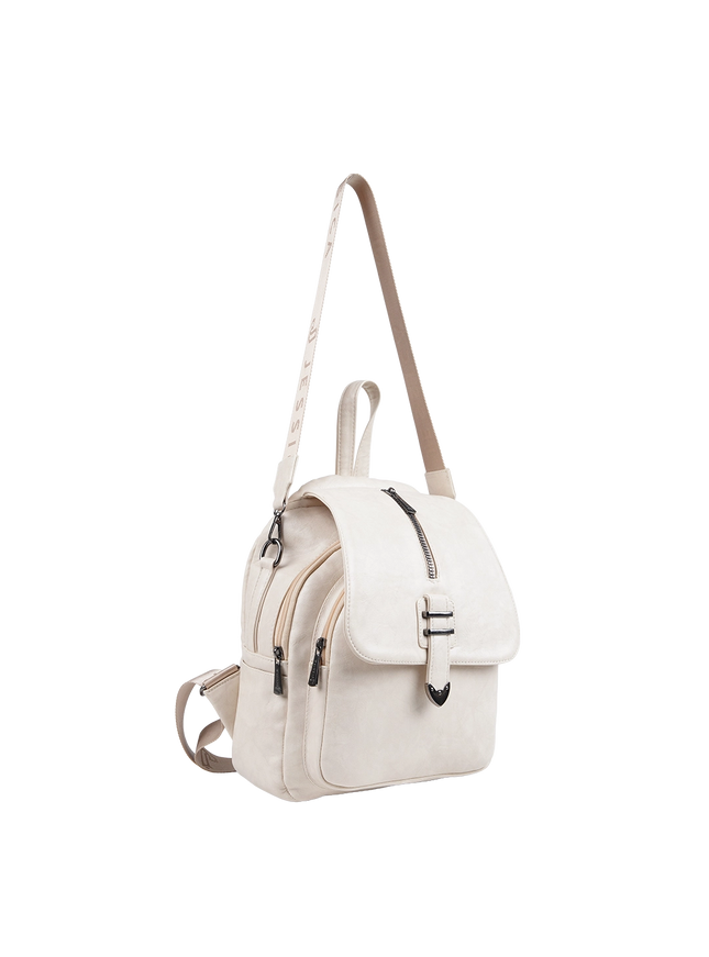 Model 633 Women Backpack with Shoulder Handle – Practical Imported Leather Bag