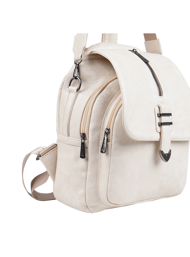 Model 633 Women Backpack with Shoulder Handle – Practical Imported Leather Bag
