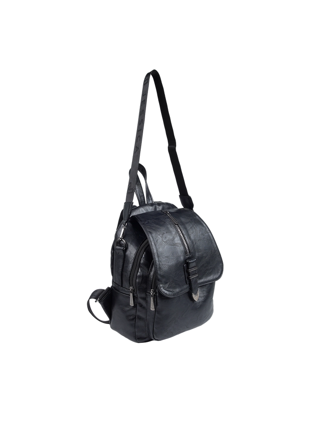 Model 633 Women Backpack with Shoulder Handle – Practical Imported Leather Bag