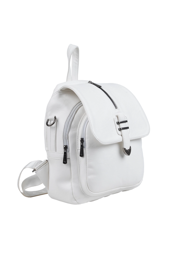Model 633 Women Backpack with Shoulder Handle – Practical Imported Leather Bag