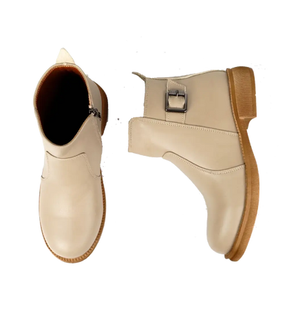 كود ٥٣٧ حذاء هاف بوت من الجلد الطبيعي