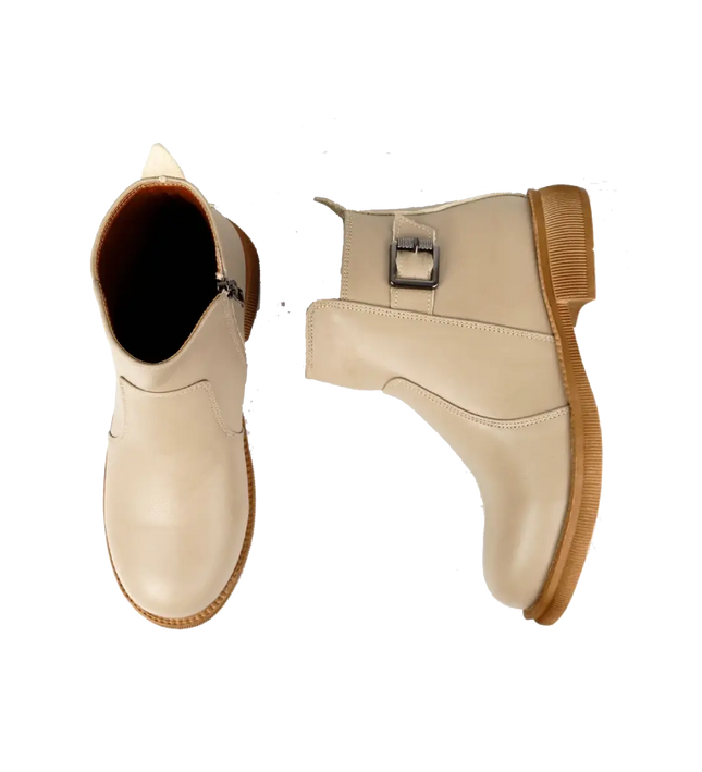 كود ٥٣٧ حذاء هاف بوت من الجلد الطبيعي