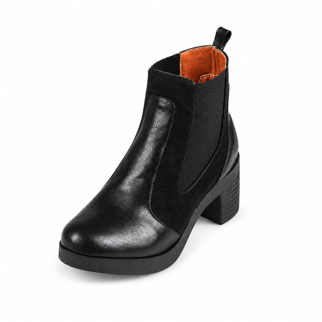Jessica 3006 Women's Ankle Boots – Imported Leather & Suede, 5 cm Heel