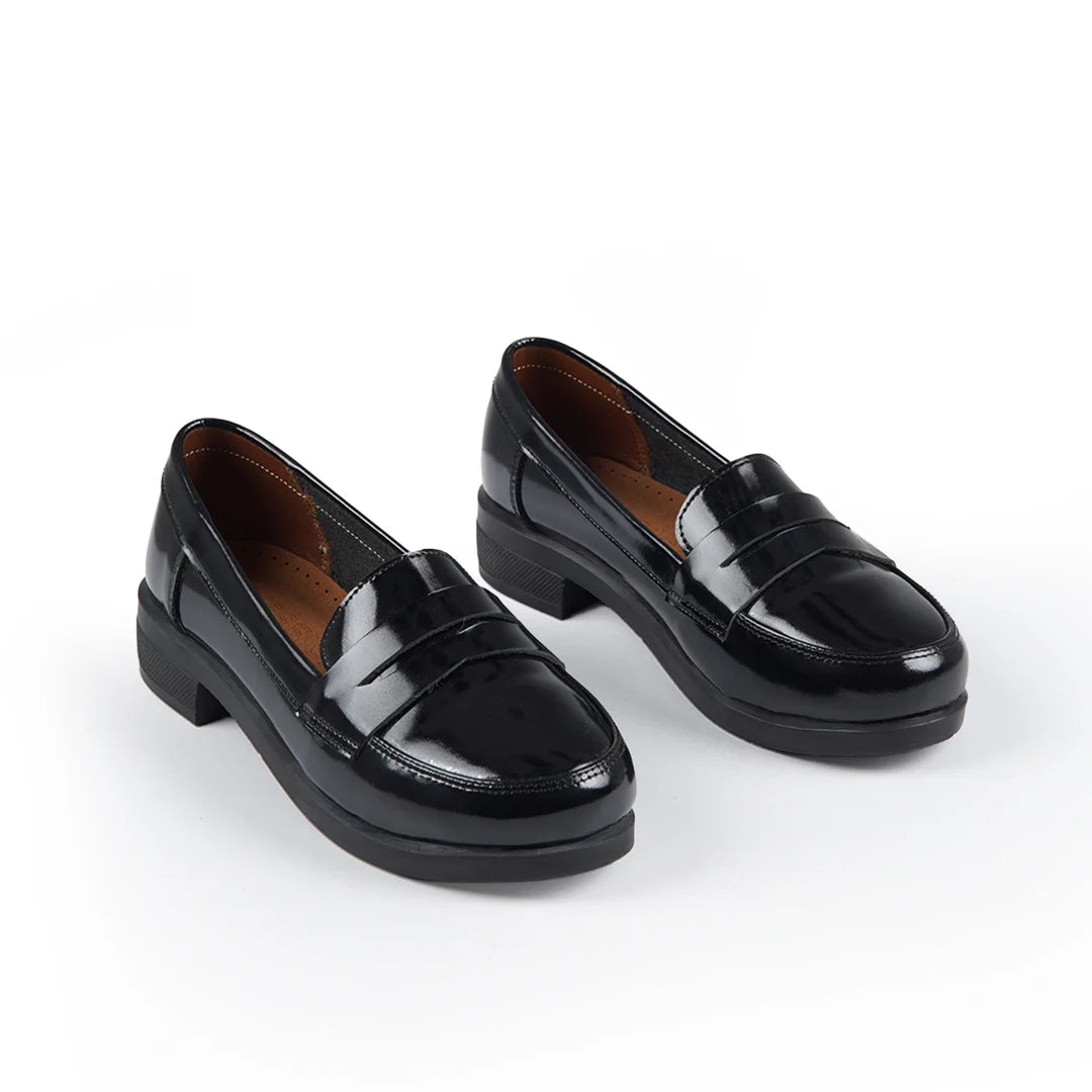 Jessica L22 Women's Glossy Genuine Leather Shoes – Comfortable Walking Shoes