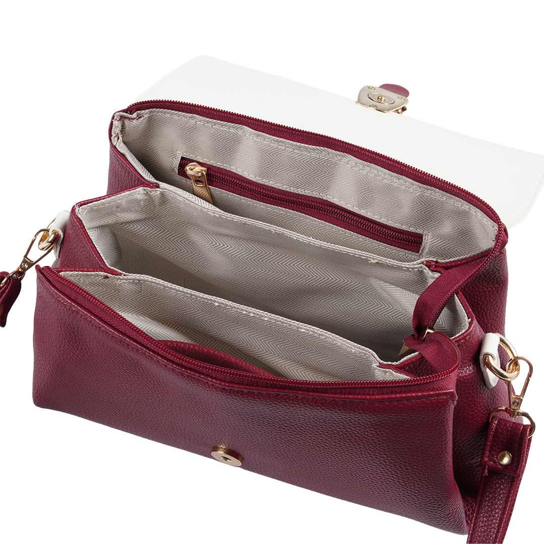 Jessica S029 Women's Crossbody Bag – Organized Premium Imported Leather Bag