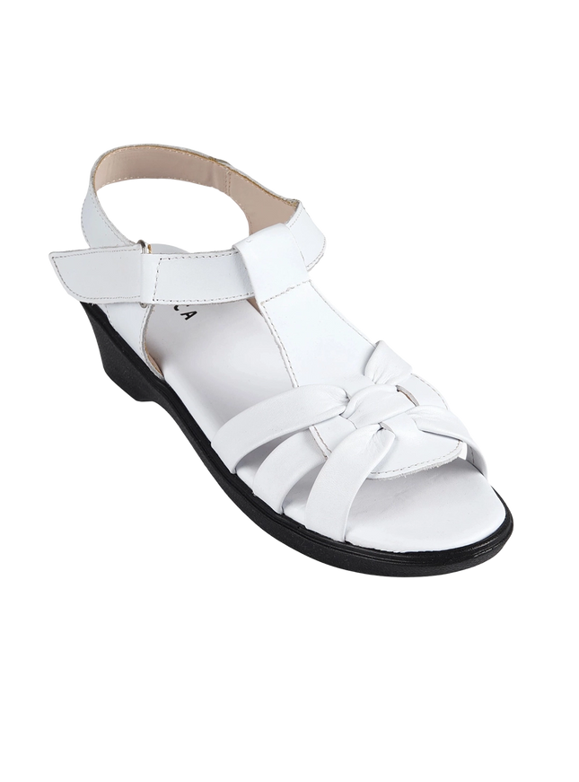 9030 Women Genuine Leather Sabot – Comfortable 3cm Heel Daily Shoes