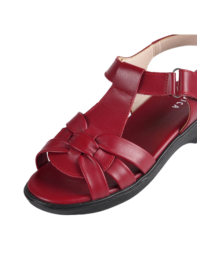 9030 Women Genuine Leather Sabot – Comfortable 3cm Heel Daily Shoes