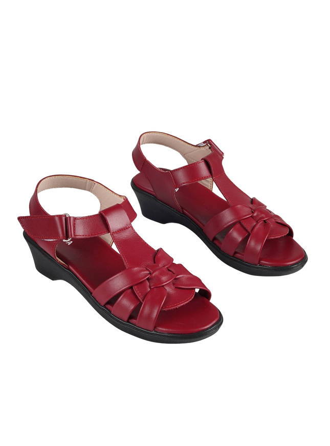 9030 Women Genuine Leather Sabot – Comfortable 3cm Heel Daily Shoes