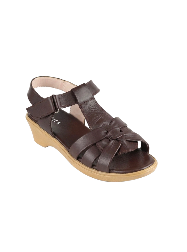 9030 Women Genuine Leather Sabot – Comfortable 3cm Heel Daily Shoes