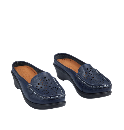 Jessica 9045 Women's Genuine Leather Shoes – Comfortable 3 cm Heel Walking Shoes