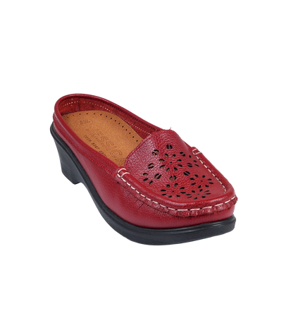 Jessica 9045 Women's Genuine Leather Shoes – Comfortable 3 cm Heel Walking Shoes