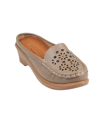 Jessica 9045 Women's Genuine Leather Shoes – Comfortable 3 cm Heel Walking Shoes