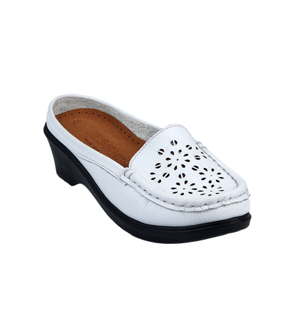 Jessica 9045 Women's Genuine Leather Shoes – Comfortable 3 cm Heel Walking Shoes