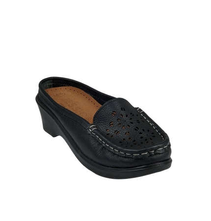 Jessica 9045 Women's Genuine Leather Shoes – Comfortable 3 cm Heel Walking Shoes