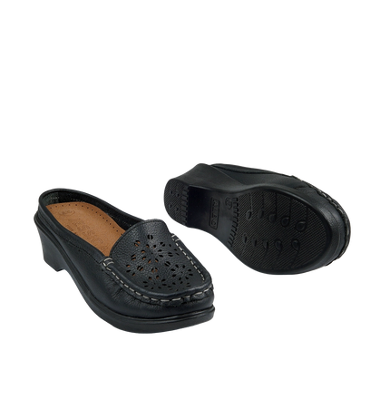 Jessica 9045 Women's Genuine Leather Shoes – Comfortable 3 cm Heel Walking Shoes