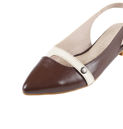 Jessica 9081 Women's Genuine Leather Clogs – Comfortable Walking Clogs with 1 cm Heel
