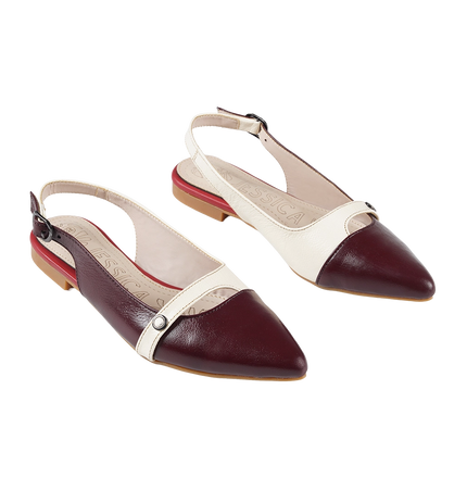 Jessica 9081 Women's Genuine Leather Clogs – Comfortable Walking Clogs with 1 cm Heel
