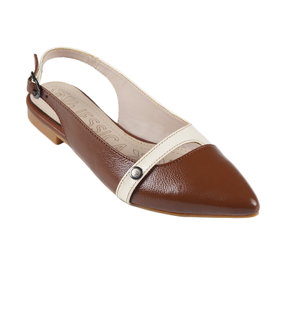 Jessica 9081 Women's Genuine Leather Clogs – Comfortable Walking Clogs with 1 cm Heel