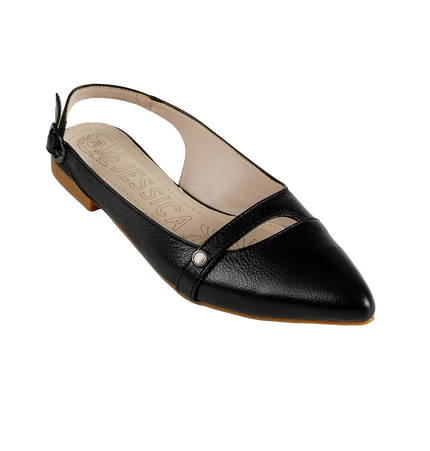 Jessica 9081 Women's Genuine Leather Clogs – Comfortable Walking Clogs with 1 cm Heel