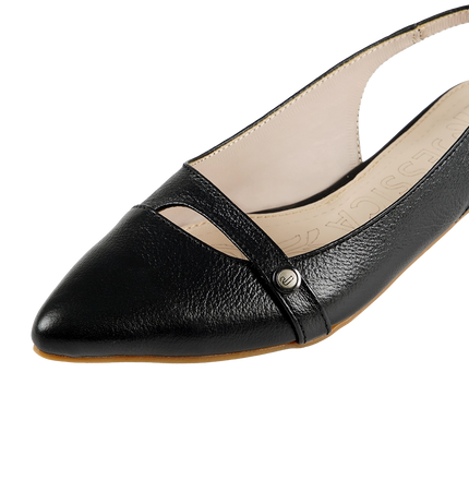 Jessica 9081 Women's Genuine Leather Clogs – Comfortable Walking Clogs with 1 cm Heel